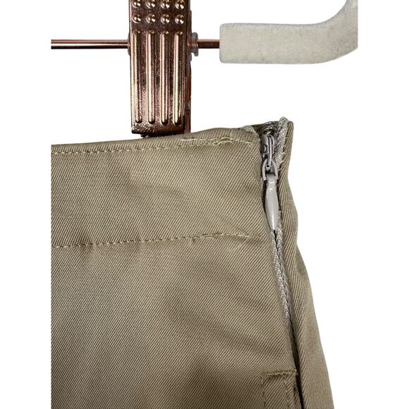 Theory Clean Chino Shorts Cotton Casual Beige Size 4 - Picture 6 of 11